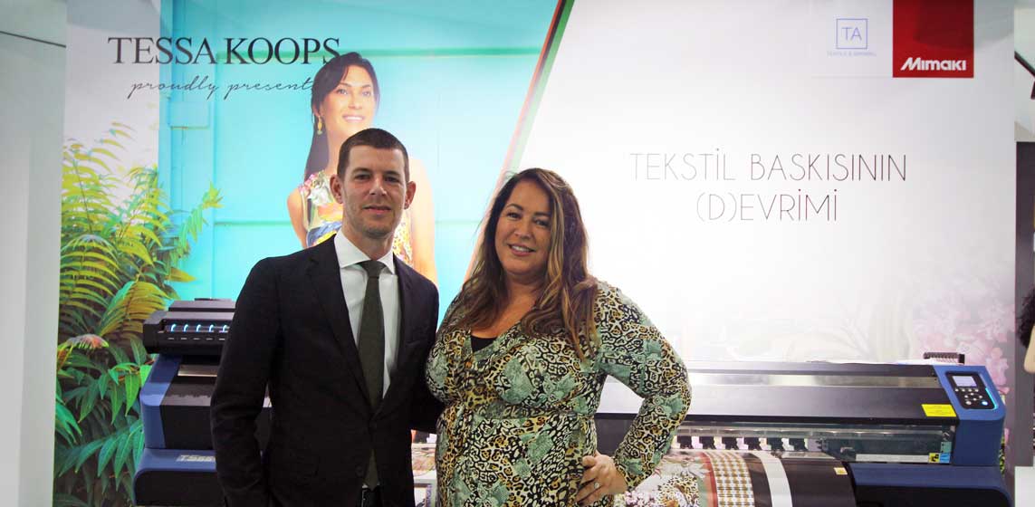 Fespa Eurasia 2019'da Arjen Evertse ve Tessa Koops