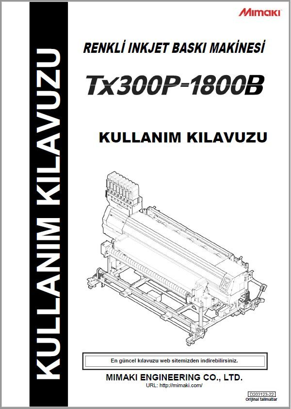 Tx300P-1800B Kullanım Kılavuzu
